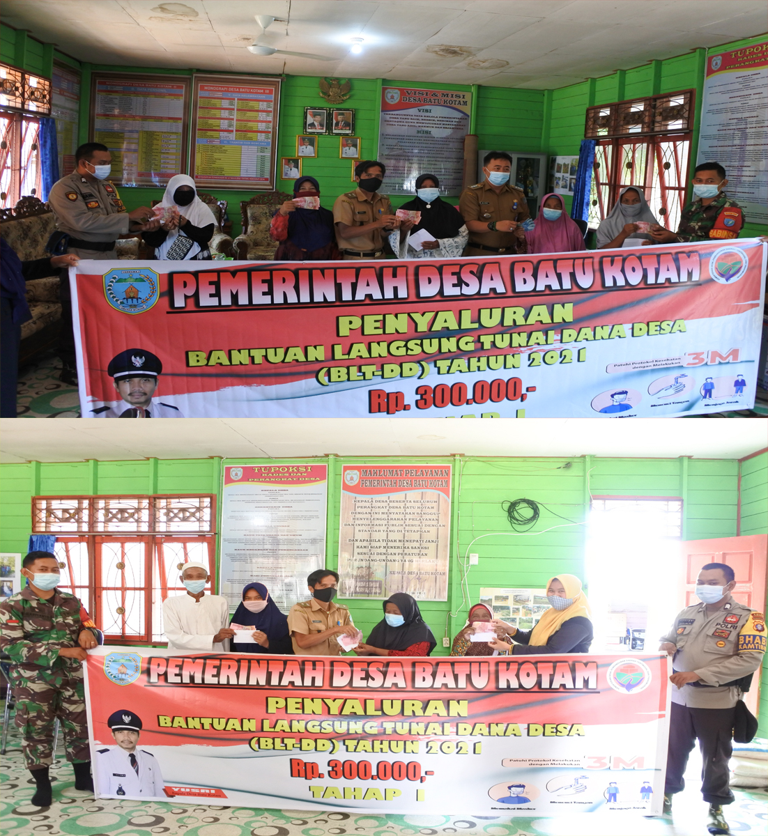 BATU KOTAM, DESA PERTAMA DI KECAMATAN BULIK YANG MENYALURKAN BLT-DD TAHAP I